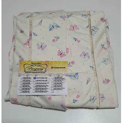 Lençol Malha Casal Padrão Estampado Borboleta com ... - Pargany