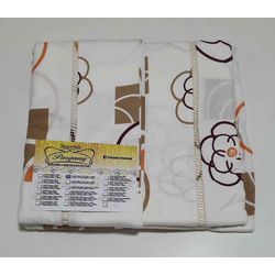 Lençol Malha Casal Padrão Estampado Geometrico Beg... - Pargany