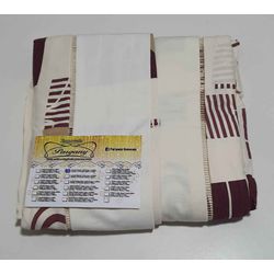 Lençol Malha Casal Padrão Estampado Geometrico Ma... - Pargany