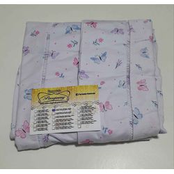 Lençol Malha Casal Padrão Estampado Borboletas col... - Pargany