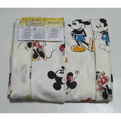 Lençol Malha Casal Padrão Estampado Minie e Mickey... - Pargany