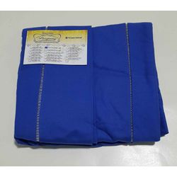 Lençol Malha Casal Padrão Liso Azul Caneta elastic... - Pargany