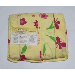 Lençol Malha Casal Padrão Estampado Florido Vermel... - Pargany
