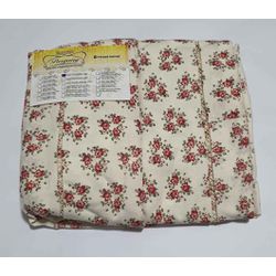 Lençol Malha Casal Padrão Estampado Florido com fu... - Pargany