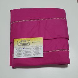 Lençol Malha Casal Padrão Liso Pink com 2 Fronhas ... - Pargany