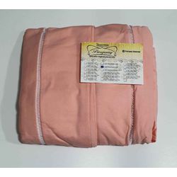 Lençol Malha Queen Liso Salmon elástico com 2 Fron... - Pargany