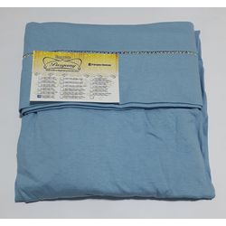 Lençol malha Solteiro Liso Azul BB com 1 Fronha -... - Pargany