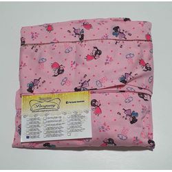 Lençol malha Solteiro Estampando Fadinha com fundo... - Pargany