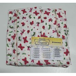 Lençol Malha Casal Padrão Estampado Borboletas Ve... - Pargany