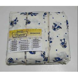 Lençol Malha Queen Estampado Personagem Stitch Azu... - Pargany