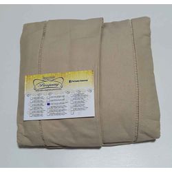 Lençol Malha Super King Liso Areia com 2 fronhas ... - Pargany