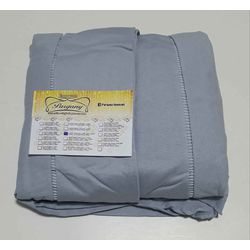 Lençol Malha Super King Liso Cinza com 2 fronhas ... - Pargany