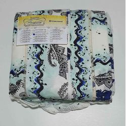 Lençol Malha Super King Estampado Sereia fundo Mar... - Pargany
