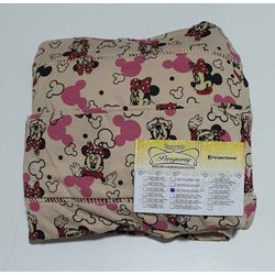 Lençol Malha Super King Estampado Minie fundo Arei... - Pargany