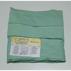 Lençol malha Solteiro Liso Verde Agua com 1 Fronha... - Pargany