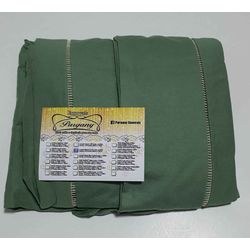 Lençol Malha Queen Liso Verde Seco - 2047 - Pargany