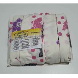 Lençol Malha Queen Estampado Florido Rosa com fund... - Pargany