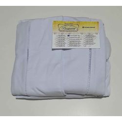 Lençol Malha Queen Liso Branco - 2028 - Pargany