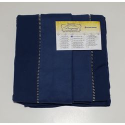 Lençol Malha Queen Liso Azul Marinho elástico com ... - Pargany