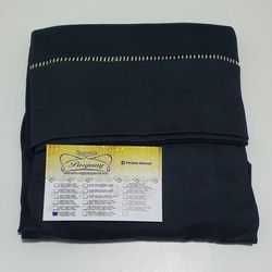 Lençol malha Solteiro Liso Preto com 1 Fronha - 1... - Pargany