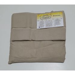 Lençol malha Solteiro Liso Areia com 1 Fronha - 1... - Pargany