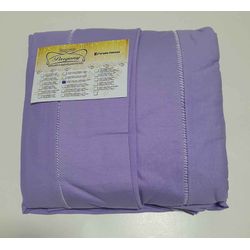 Lençol Malha Super King Liso Lilás com 2 fronhas ... - Pargany