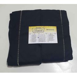 Lençol Malha Super King Liso Preto com 2 fronhas -... - Pargany