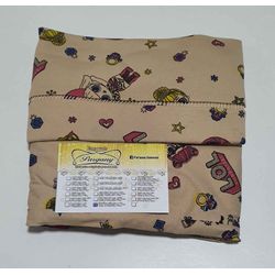 Lençol malha Solteiro Estampado LOL com fundo Arei... - Pargany