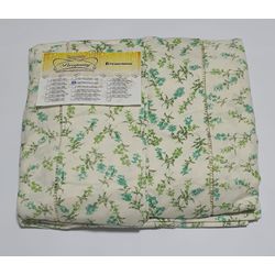 Lençol Malha Queen Estampado Florzinhas Verde com ... - Pargany