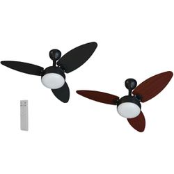 Ventilador de Teto Elluz C/inverter Bivolt C/contr... - Paris Aqualux