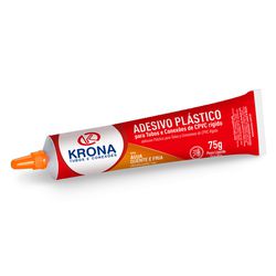 ADESIVO COLA PARA TUBO ULTRATERM BISNAGA 75G KRONA - Paris Aqualux