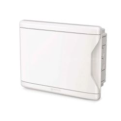 QUADRO DISTRIBUICAO EMBUTIR 6/8 DISJUNTORES PVC RE... - Paris Aqualux