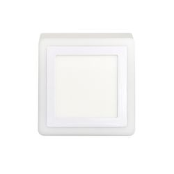 PAINEL LED DUAL COLOR 18W+6W SOBREPOR QUADRADO TAS... - Paris Aqualux