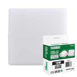 PAINEL LED FRAMELESS SOBREPOR 18W QUADRADO 6500K T... - Paris Aqualux