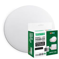 PAINEL LED FRAMELESS SOBREPOR 24W REDONDO 6500K TA... - Paris Aqualux
