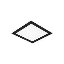 PAINEL LED EMBUTIR PRETO QUADRADO LYS 18W 6500K - Paris Aqualux