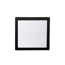 PAINEL LED SOBREPOR PRETO QUADRADO LYS 24W 6500K - Paris Aqualux