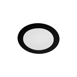 PAINEL LED EMBUTIR PRETO REDONDO LYS 18W 6500K - Paris Aqualux