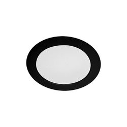 PAINEL LED EMBUTIR PRETO REDONDO LYS 24W 6500K - Paris Aqualux