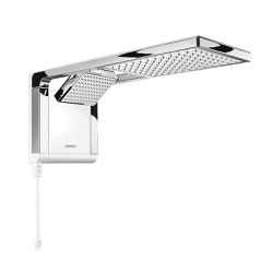 Chuveiro acqua duo ultra 127v x 5500w branco croma... - Paris Aqualux