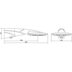CHUVEIRO ADVANCED ELETRONICO BLINDADO 127V X 3500W - Paris Aqualux