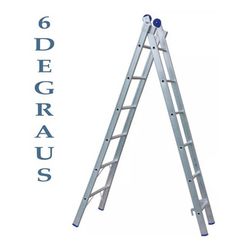 ESCADA EXTENSIVA 3X1 - 6 DEGR PINTOR MULT. REAL - Paris Aqualux