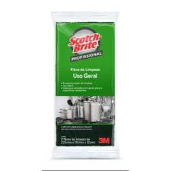 ESPONJA FIBRA USO GERAL 110 X 225 C/ 2 UN ORIGINAL... - Paris Aqualux