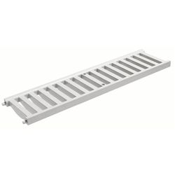 GRELHA PISO PVC EXTERNO 13X50CM 3T BRANCA VEIC. LE... - Paris Aqualux