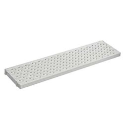 Grelha piso pedestre pvc resistente 13x50cm cinza ... - Paris Aqualux