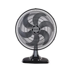 Ventilador de Mesa Preto Turbo 50cm 6 Pás Oscilant... - Paris Aqualux