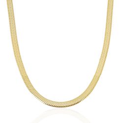 Colar Malha Italiana 5mmAço Inoxidável Dourado - I... - Kumbayá Joias