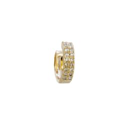 Brinco Piercing Fake Cristal by Kumbayá Joias - J... - Kumbayá Joias