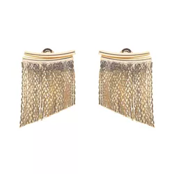 Brinco Ear Jacket Franjas by Kumbayá Joias - JBR6... - Kumbayá Joias