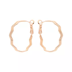 Brinco Argola 3 Fios Ondulada by Kumbayá Joias - ... - Kumbayá Joias